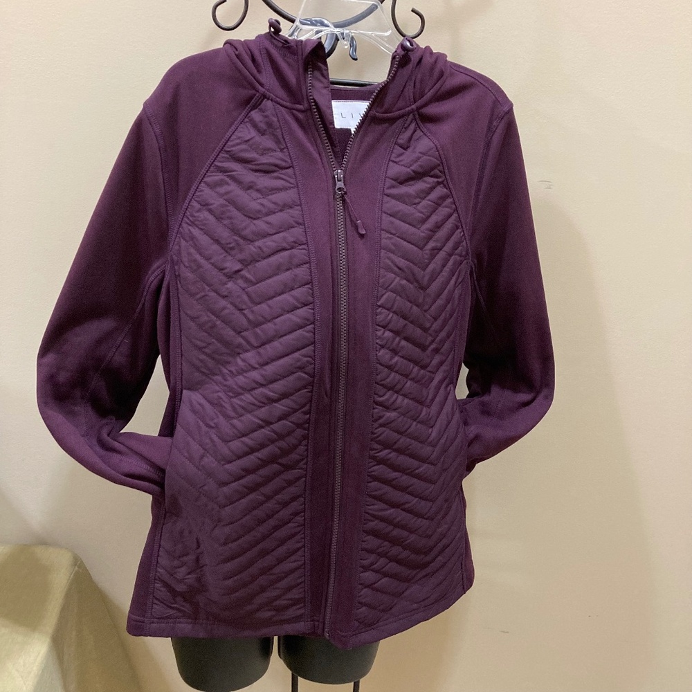NWT Livi Quilted Exercise Jacket, size 10/12, 0X